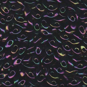 Long Magatama 4x7mm Met Dk Plum Iris-100gm - LMA-454