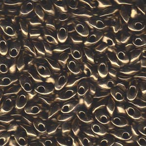 Long Magatama 4x7mm Met Dk Bronze-100gm - LMA-457