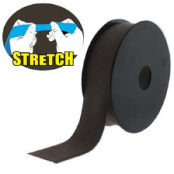 Fashion Stretch 30mm W 10m/spl (32.8ft) Dk Brown