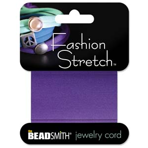 Dk Purple Fashion Stretch 1 Meter/39 In 30mm Wide