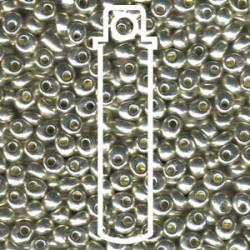 Magatamas 4mm Silver Metallic -apx 23gm - MA4-1051-TB