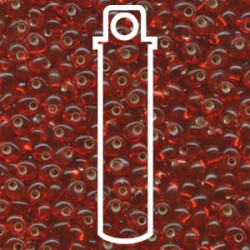 Magatamas 4mm S/l Ruby -apx 24gm - MA4-11-TB