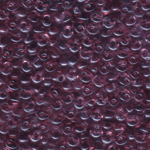 Magatamas 4mm Japanese 250 Gm Transparent Smoky Amethyst - MA4-142