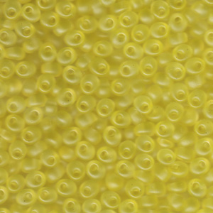 Magatam 4mm Miyuki 250 Gm Matte Transparent Pale Yl - MA4-2101F