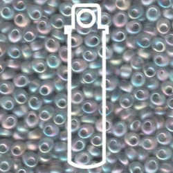 Magatamas 4mm Matte Tr Lt Gray Ab -apx 24gm - MA4-2136F-TB