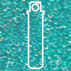 Magatamas 4mm Transparent Mint Green Ab -apx 24gm - MA4-2154-TB Magatamas 4mm Transparent Mint Green Ab -apx 24gm - MA4-2154-TB