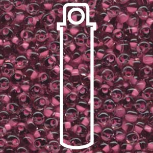 Magatamas 4mm Pink Lnd Smoky Amy -apx 24gm - MA4-F03-TB