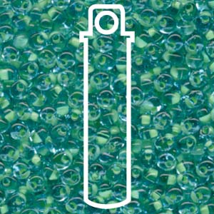 Magatamas 4mm Mint Green Lnd Aqua -apx 24gm - MA4-F20-TB