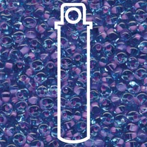 Magatamas 4mm Lavender Lnd Aqua -apx 24gm - MA4-F47-TB