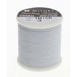 Miyuki Beading Thread Silver-50 Meter Spool