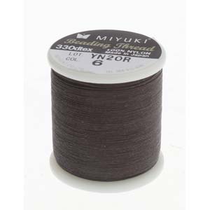 Miyuki Beading Thread Brown-50 Meter Spool