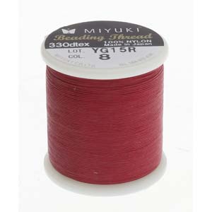 Miyuki Beading Thread Red-50 Meter Spool