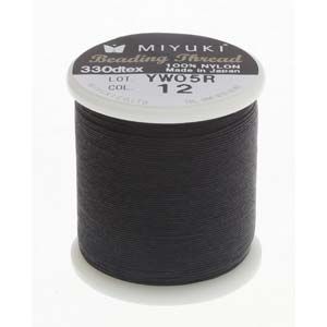 Miyuki Beading Thread Black-50 Meter Spool