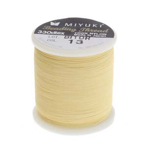 Miyuki Beading Thread Yellow-50 Meter Spool