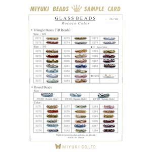 Miyuki Card Rococo Col #76-4r
