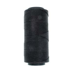 Knot It Waxed Poly Cord Black 144 Meters / Spl