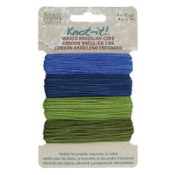 Knot It Waxed Poly Cord Hang Loose 15 Yards Each