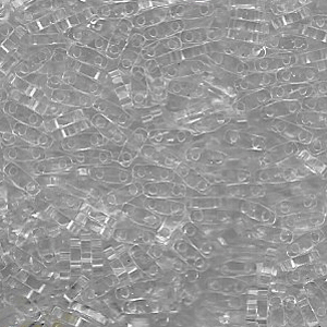 Tila 1/2 Cut Bead 5mm Crystal-50gm/bg - QTL131