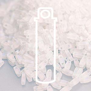 Quarter Tila Matte Transp Crystal Ab-aprx 7.2gm/tb - QTL131FR-TB