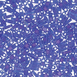 Quarter Tila Matte Trans Cobalt Ab 50 Gm/bg - QTL151FR Quarter Tila Matte Trans Cobalt Ab 50 Gm/bg - QTL151FR