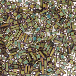 Quarter Tila Matte Met Khaki Iri-50gm/bg - QTL2035 Quarter Tila Matte Met Khaki Iri-50gm/bg - QTL2035