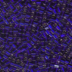 Silver Lined Cobalt Miyuki 3mm Cubes 250gm - SB3-020