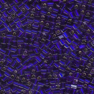 Silver Lined Cobalt Miyuki 3mm Cubes 250gm - SB3-020