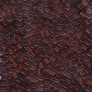Trans Dk Topaz Miyuki 3mm Cubes 250gm - SB3-134