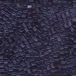 Transparent Amethyst Miyuki 3mm Cubes 250gm - SB3-157