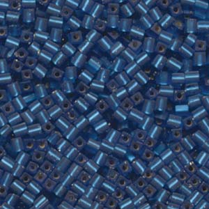 Matte S/l Capri Blue Miyuki 3mm Cube 250 Gram - SB3-25F