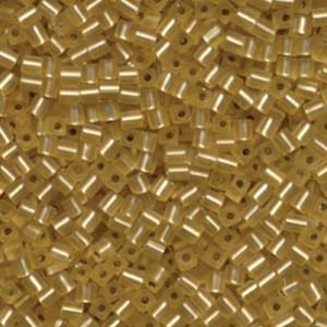 Matte S/l Gold Miyuki 3mm Cube 250 Gram - SB3-3F