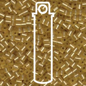 Matte S/l Gold Miyuki 3mm Cube Aprx 20gm/tb - SB3-3F-TB