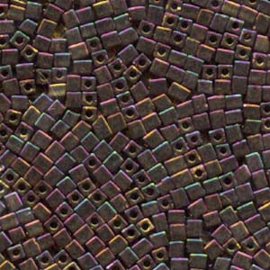Met Gold Iris Miyuki 3mm Cubes 250gm - SB3-462
