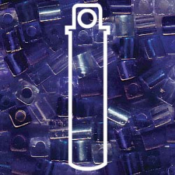 3mm Square Mix Blue Tones Aprx 20gm/tb - SB3-MIX02-TB