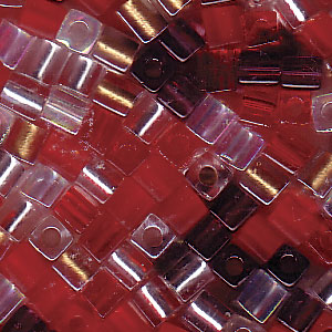 3mm Square Mix Strawberry Fields-250 Gm - SB3-MIX05