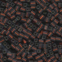 Miyuki 4mm Square 250 Gram Matte S/l Dk Topaz - SB4-005F