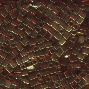 Miyuki 4mm Square 250 Grams Gold Luster Rose - SB4-310
