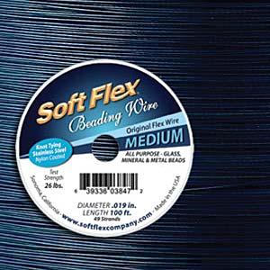 Soft Flex .019 Dia Dark Blue Lapis-100ft