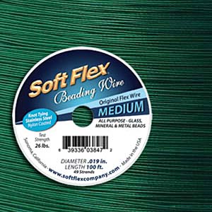 Soft Flex .019 Dia Green Emerald-100ft