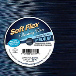 Soft Flex .019 Dia Dark Blue Lapis-30ft