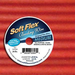Soft Flex .019 Dia Red Jasper-30ft