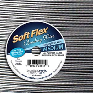 Soft Flex .019 Dia Satin Silver-30ft