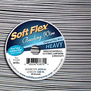 Soft Flex .024 Dia Satin Silver-100ft