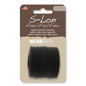 S-lon Fine Tex 135 118yd Black-1/cd