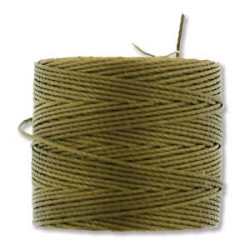 S-lon Bead Cord Antique Gold 77yd-tube Of 4