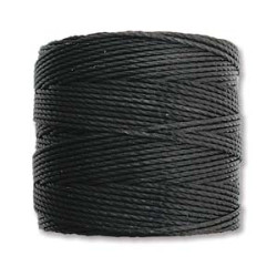S-lon Bead Cord Black 77yd-tube/4 Tex210