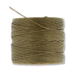 S-lon Bead Cord Dk Tan 77yd-tube Of 4