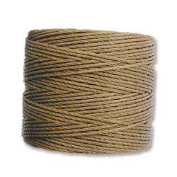 S-lon Bead Cord Med Brown 77yd-tb/4