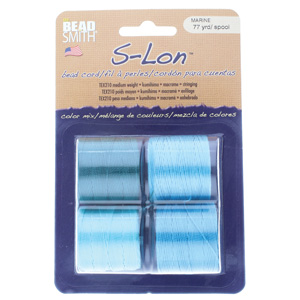 S-lon Bead Cord Marine Mix 4spl/cd