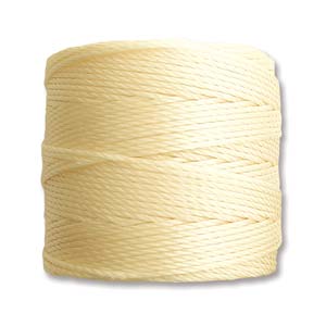 S-lon Bead Cord Pale Yellow 77 Yd Tube 4
